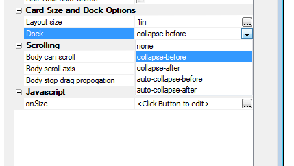Panel Dock Property